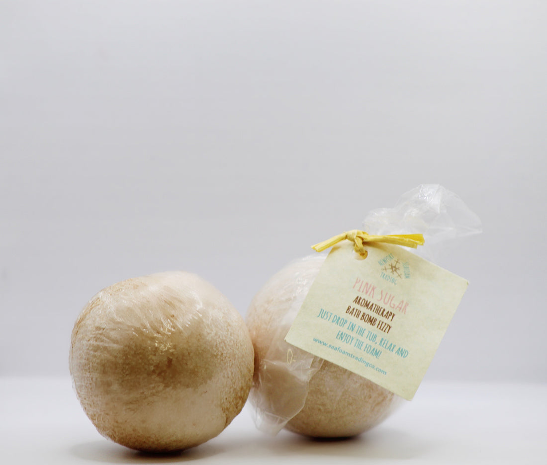 Pink Sugar Organic Handmade Bath Bomb