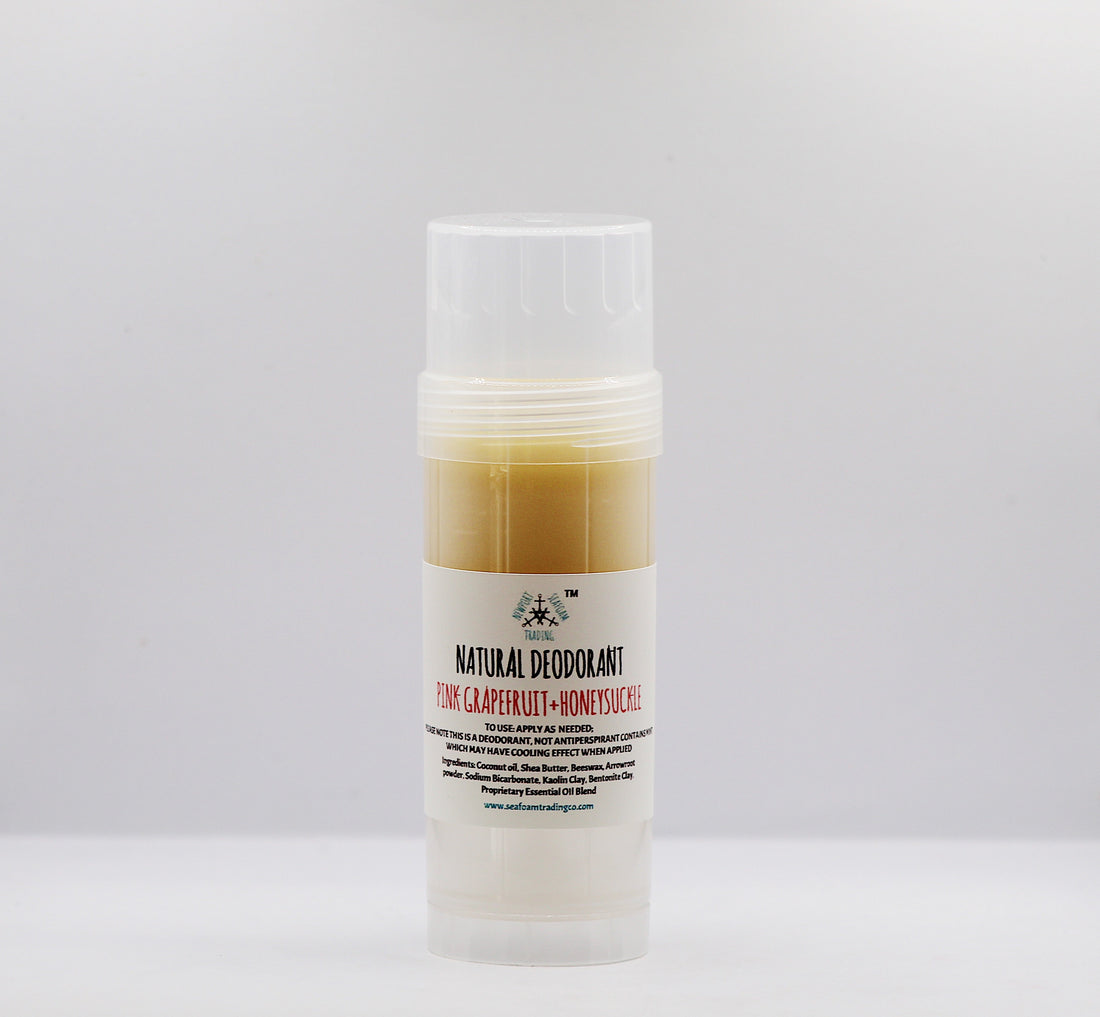 Pink Grapefruit Honeysuckle Natural Deodorant