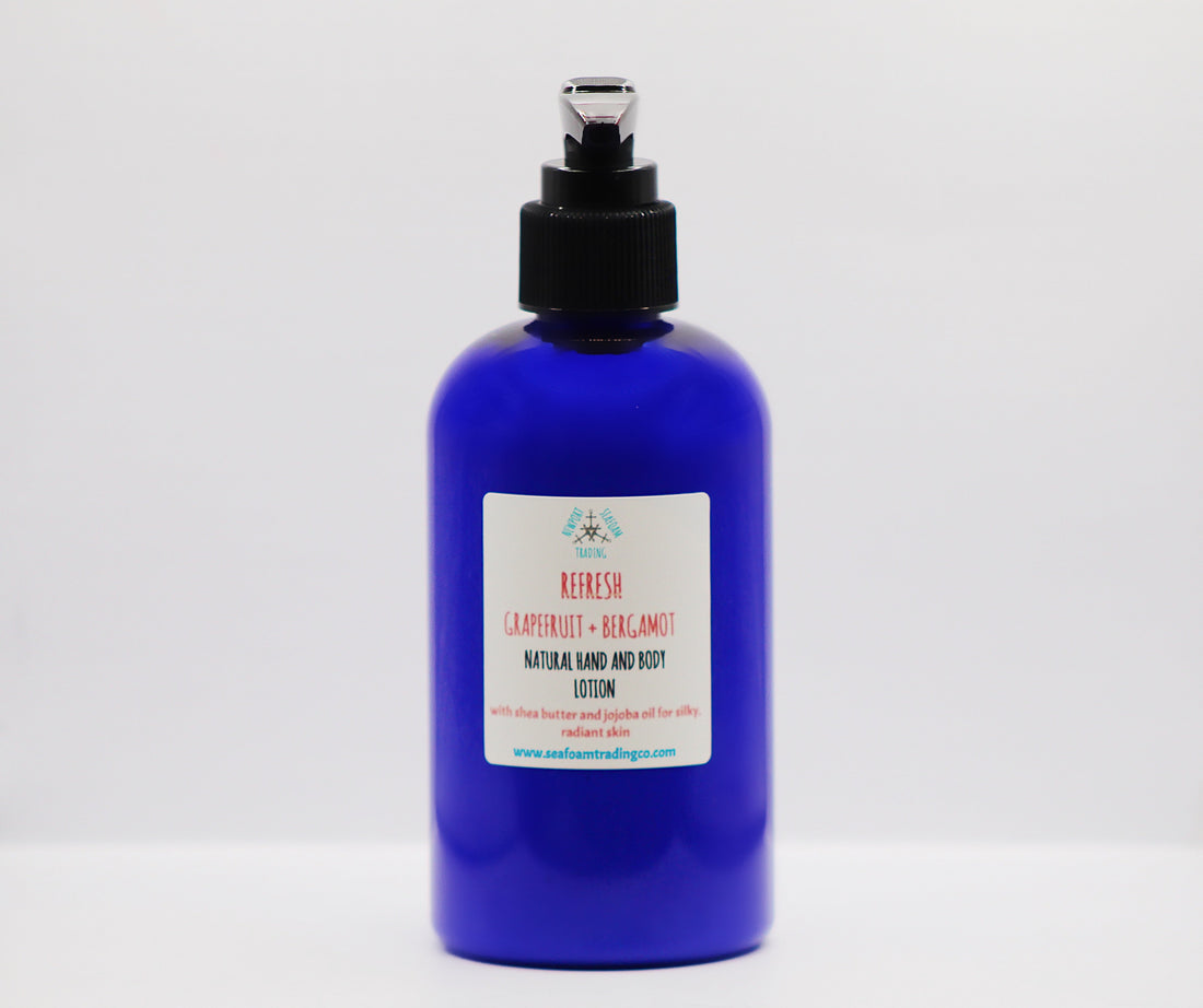 Refresh - Pink Grapefruit Bergamot - Organic Handmade Lotion