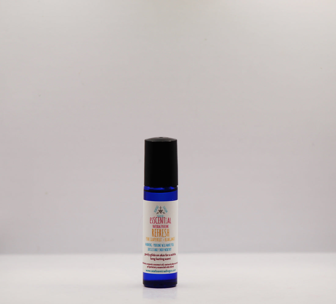 REFRESH -pink grapefruit+seas salt+bergamot EsSCENTial Organic Handmade Perfume