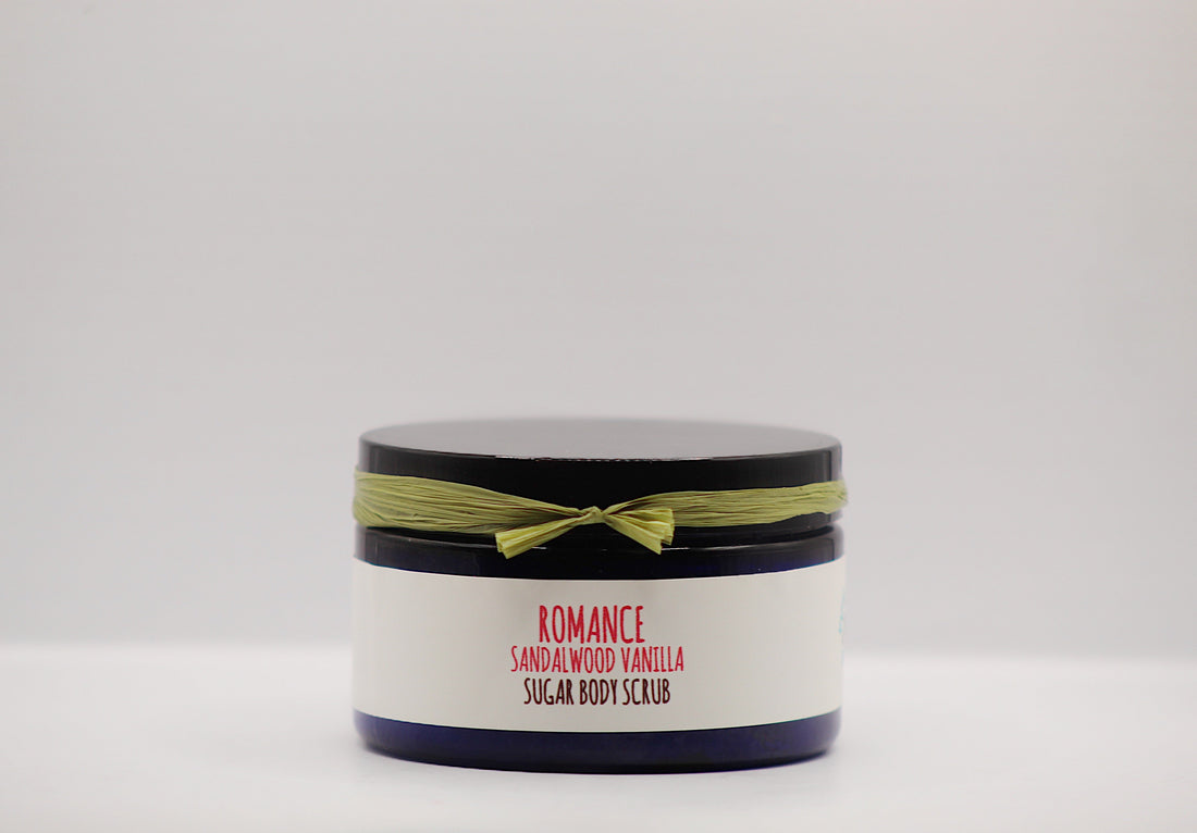 Romance - Sandalwood Vanilla Organic Handmade Sugar Scrub