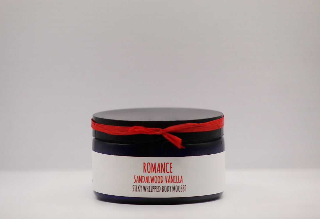 Romance - Sandalwood Vanilla Organic Handmade Silky Whipped Shea Butter Mousse