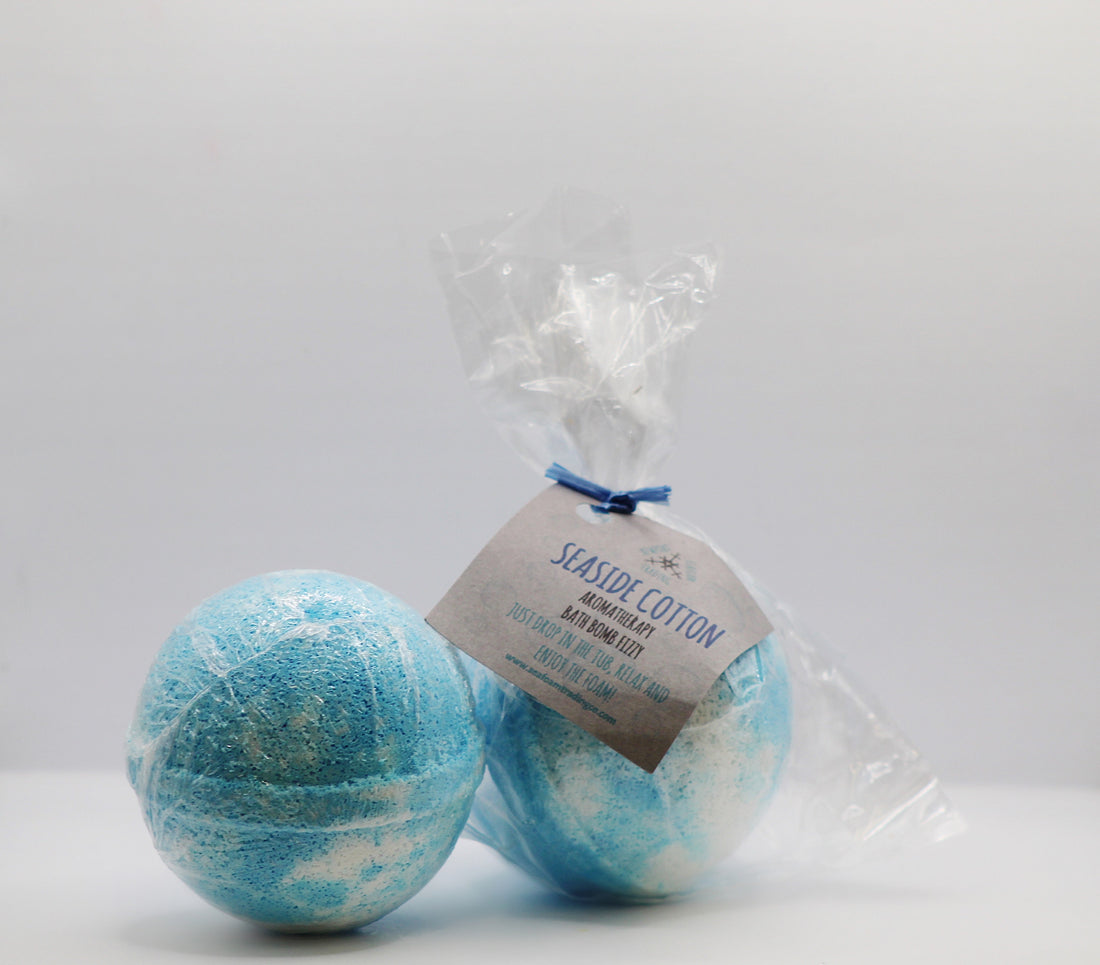 Seaside Cotton Organic Handmade Bath Bomb
