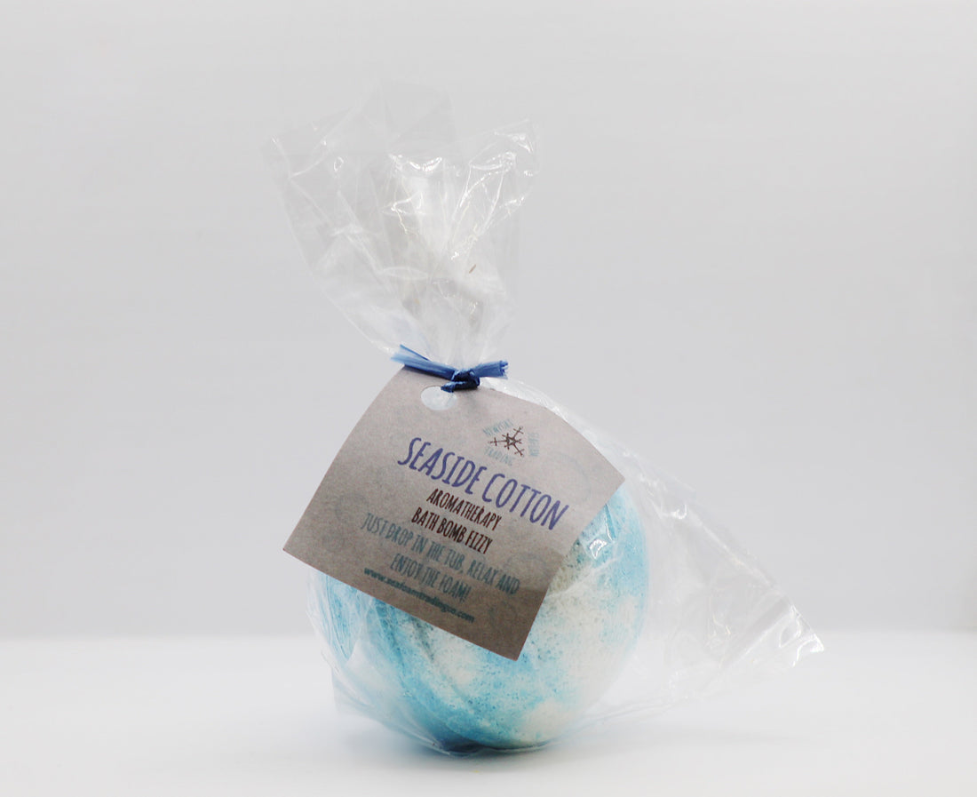 Seaside Cotton Organic Handmade Bath Bomb
