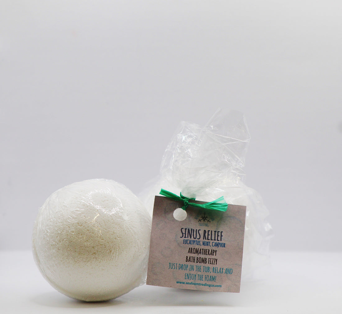 Sinus Relief Organic Handmade Bath Bomb