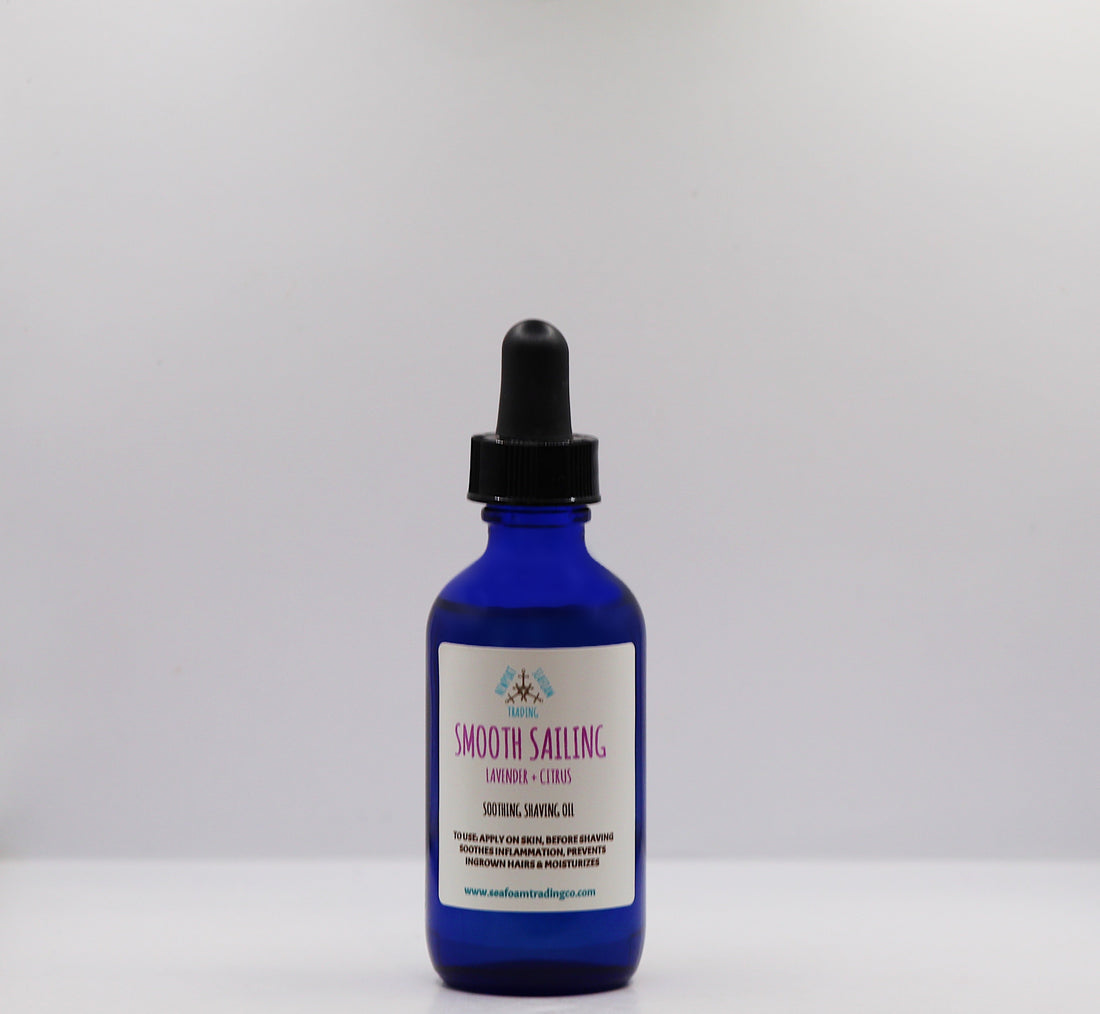 Smooth Sailing- Lavender + Citrus Organic Handmade Shaving Oil