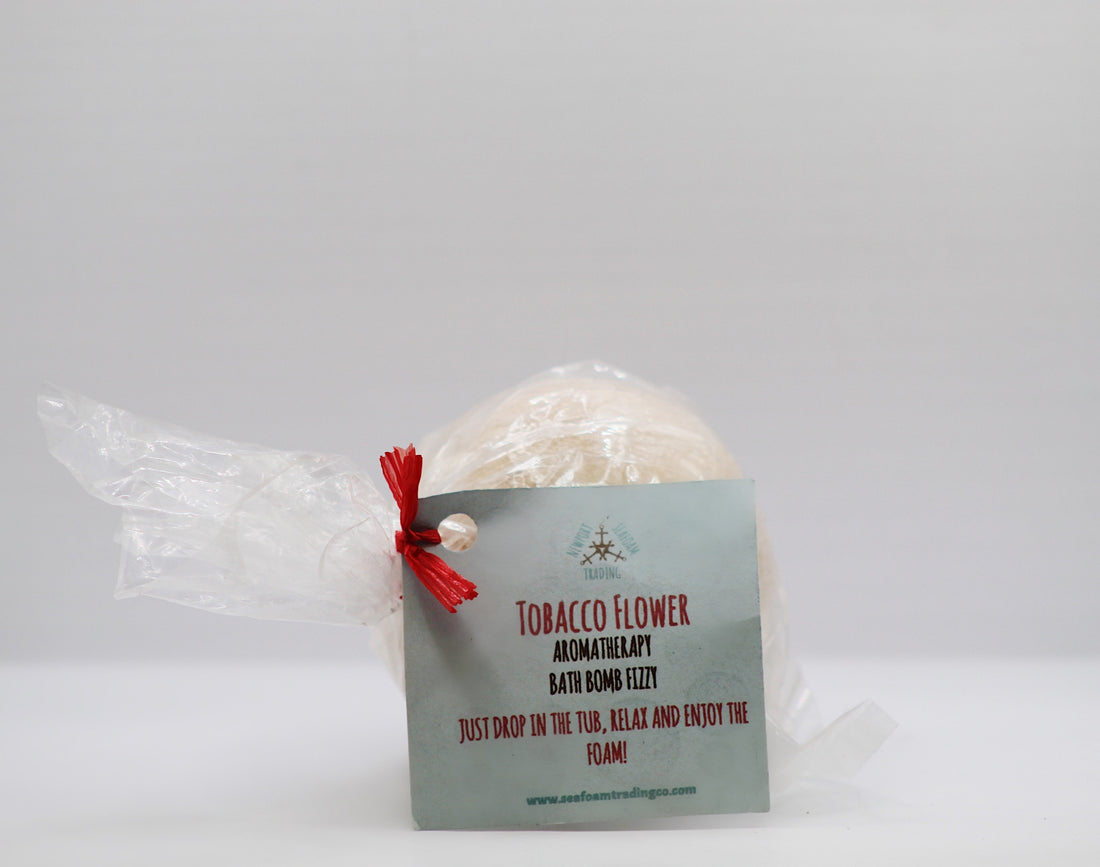 Tobacco Flower Organic Handmade Bath Bomb