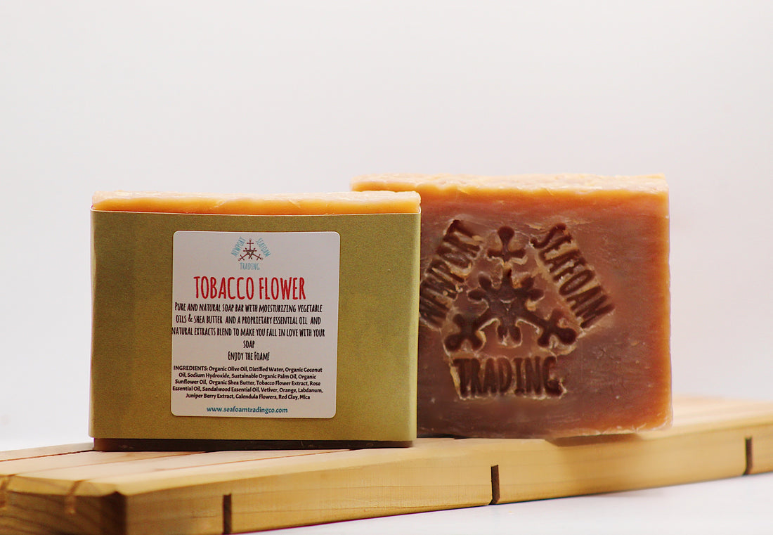 Tobacco Flower Organic Handmade Soap Bar