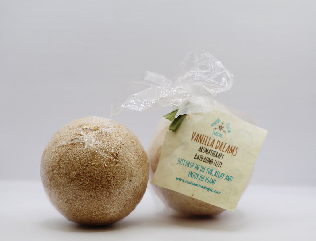 Vanilla Dreams Organic Handmade Bath Bomb