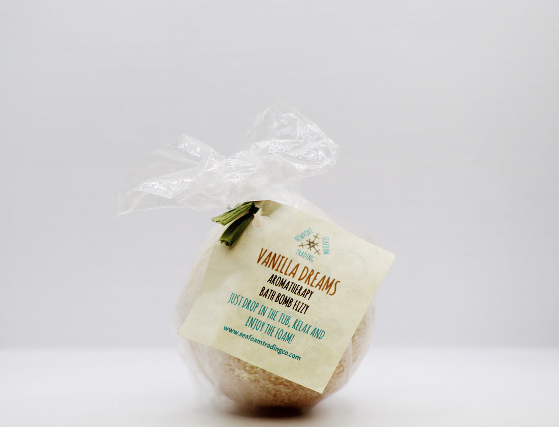 Vanilla Dreams Organic Handmade Bath Bomb
