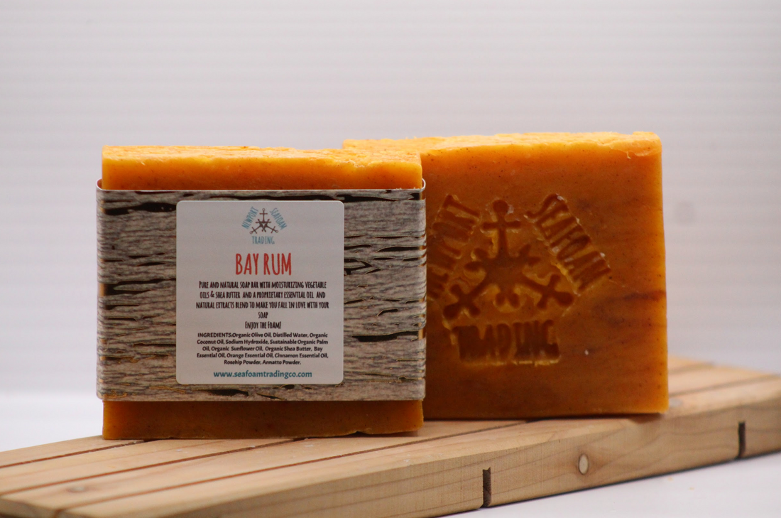 Bay Rum Organic Handmade Soap Bar