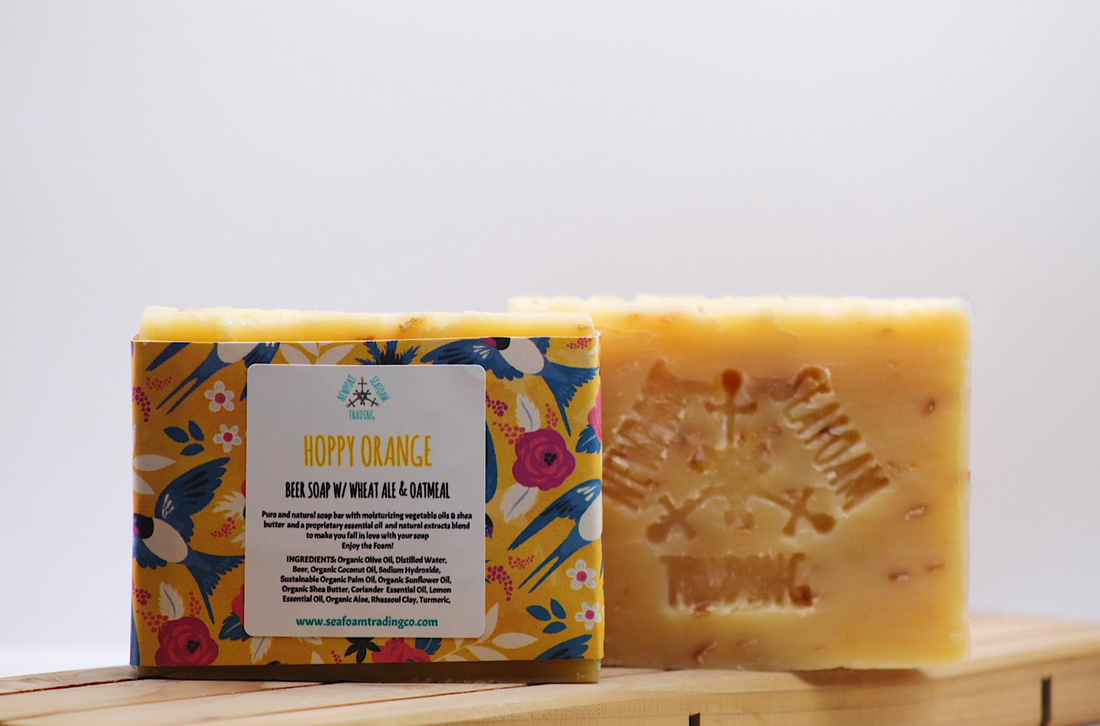 Hoppy Orange Organic Handmade Soap Bar