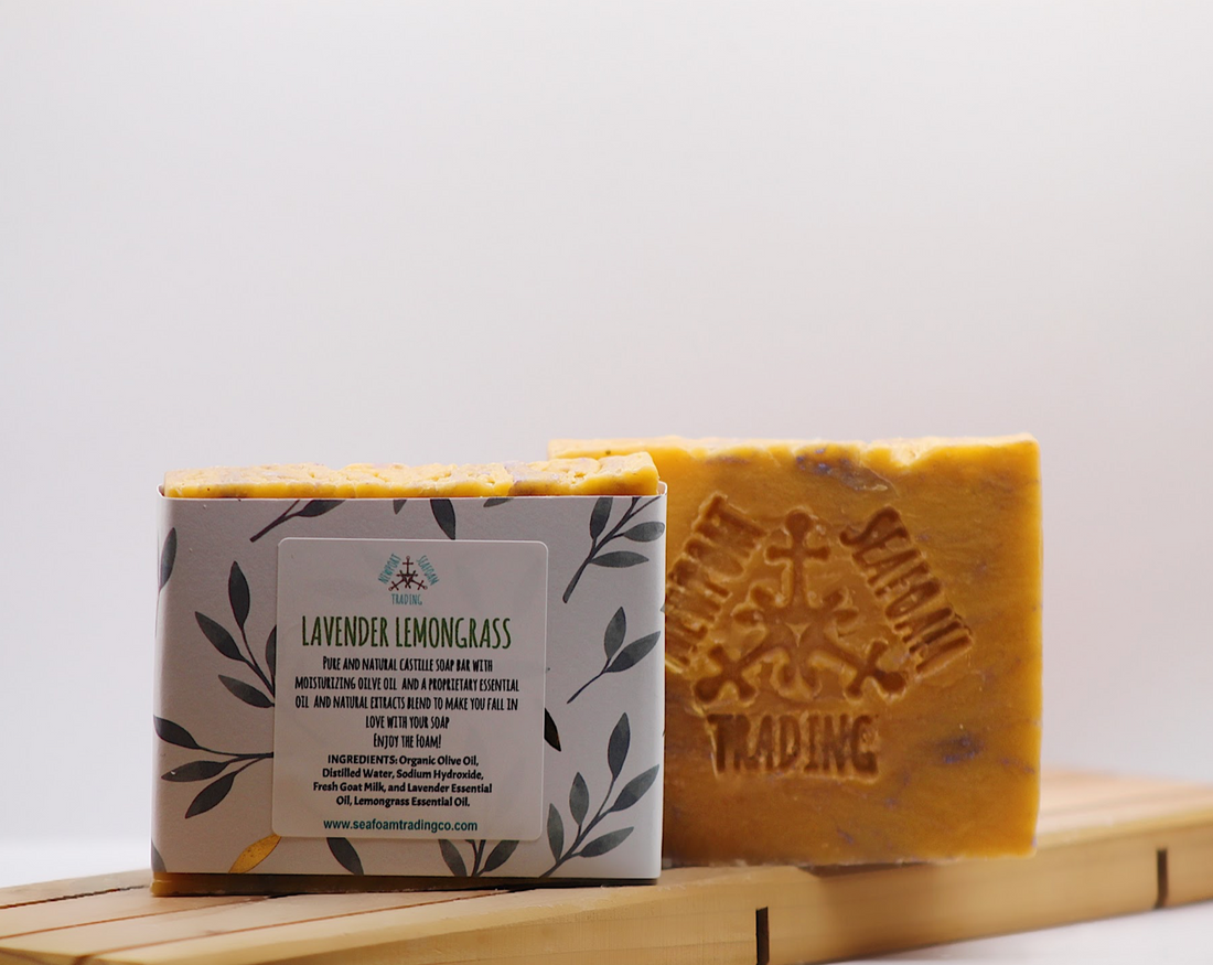 Lavender Lemongrass Organic Handmade Soap Bar