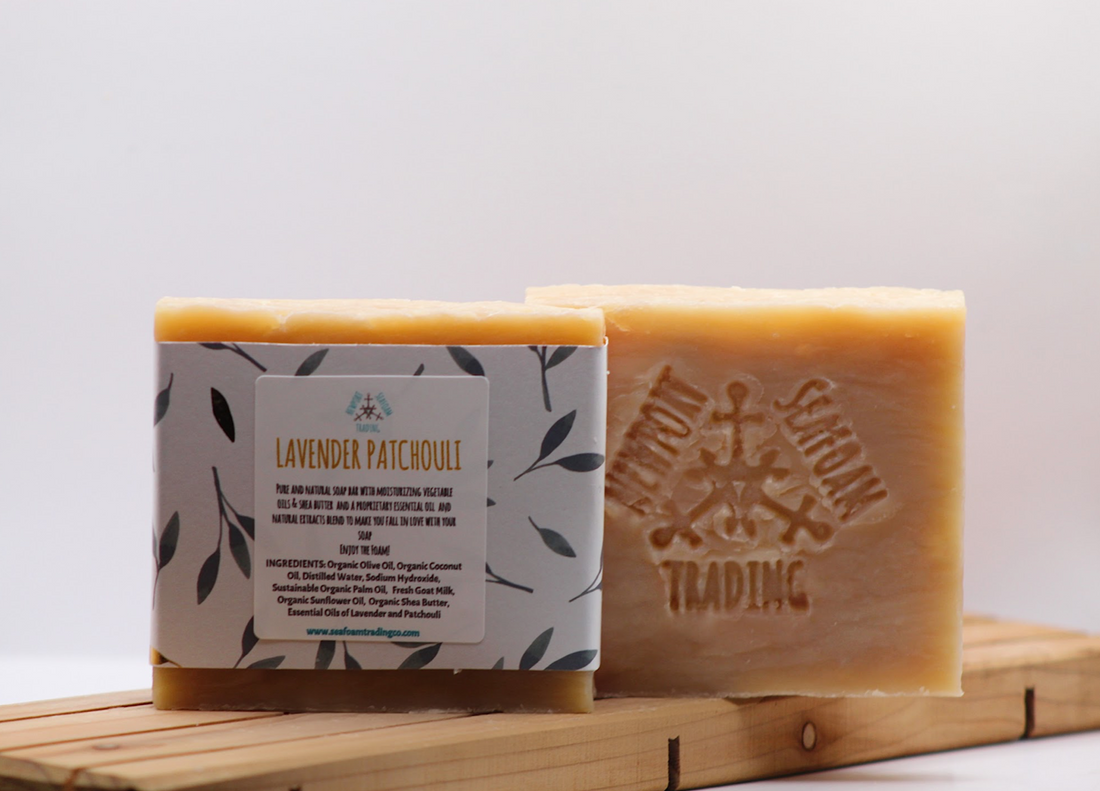 Lavender Patchouli Organic Handmade Soap Bar