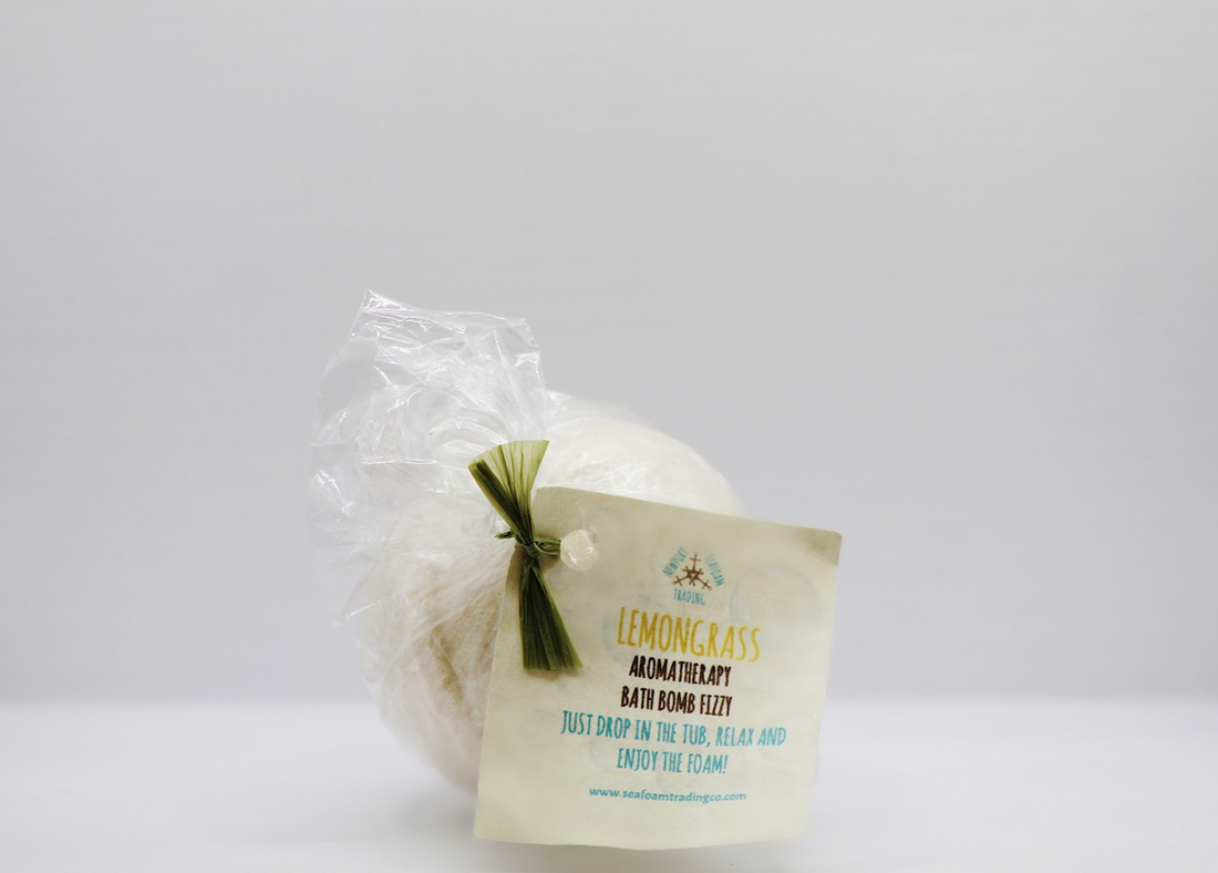 Lemongrass Fields Organic Handmade Bath Bomb
