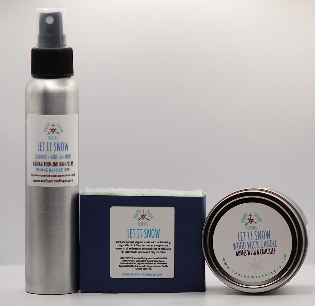 Let It Snow Home Aromatherapy Gift Set.