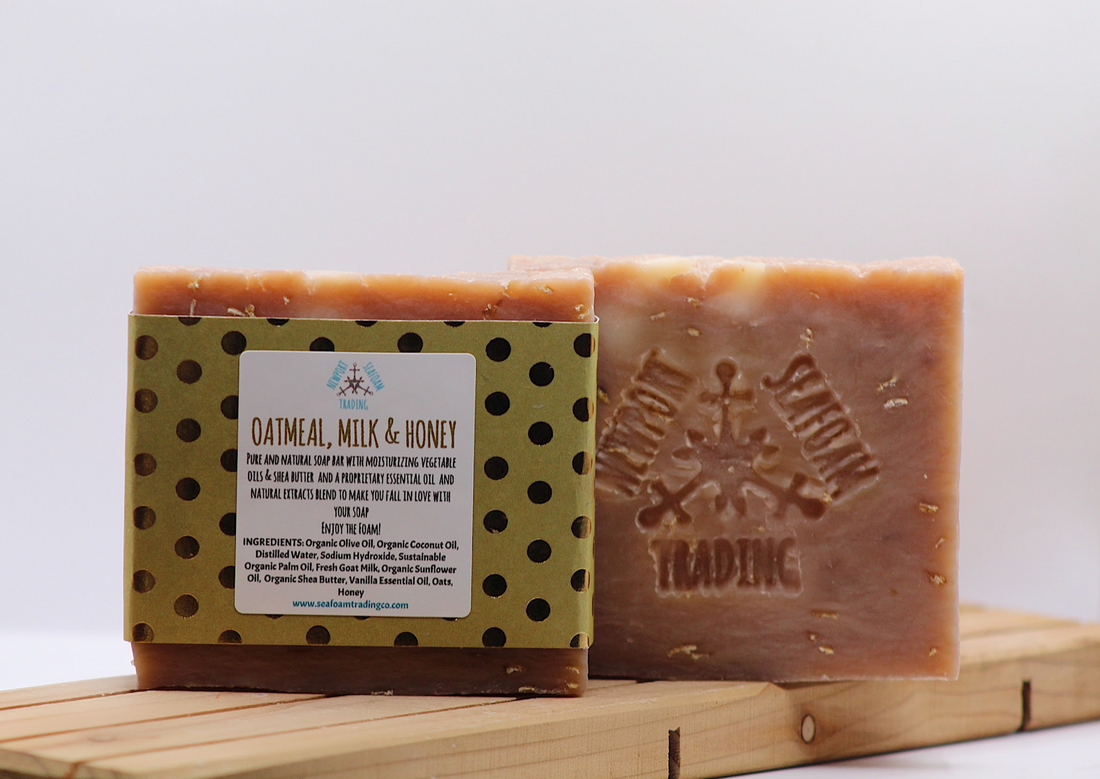 Oatmeal, Milk and Honey Organic Handmade Soap Bar