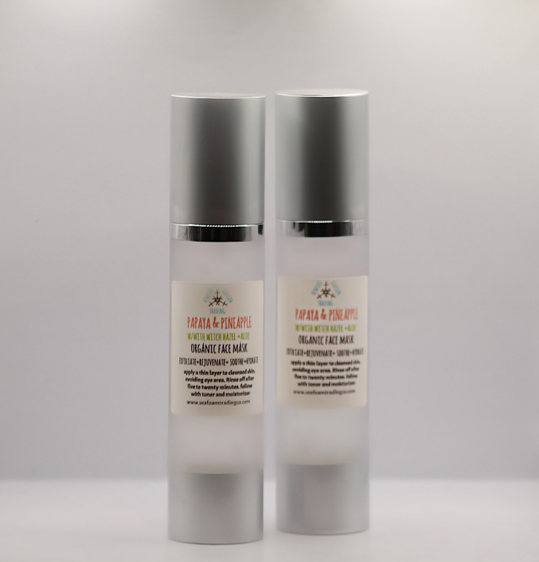 Exfoliate + Rejuvenate  - Papaya & Pineapple  Organic Face Mask