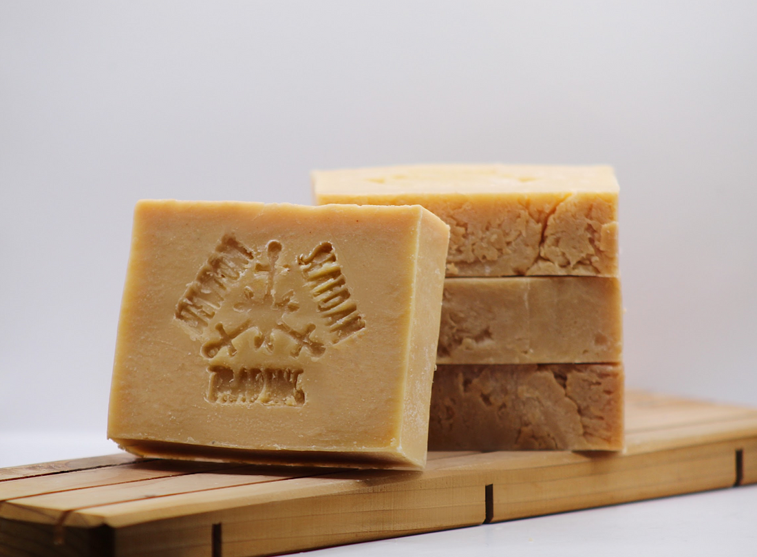 Pine Tar and Neem Soap Organic Handmade Soap Bar