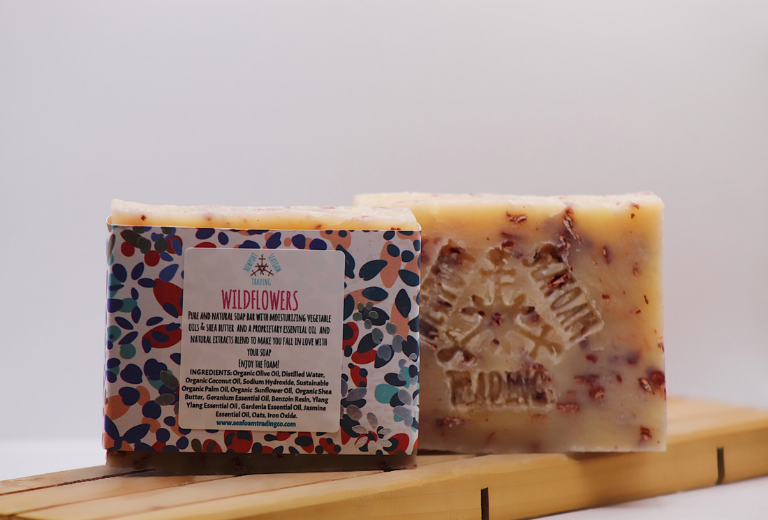 Wildflowers Organic Handmade Soap Bar